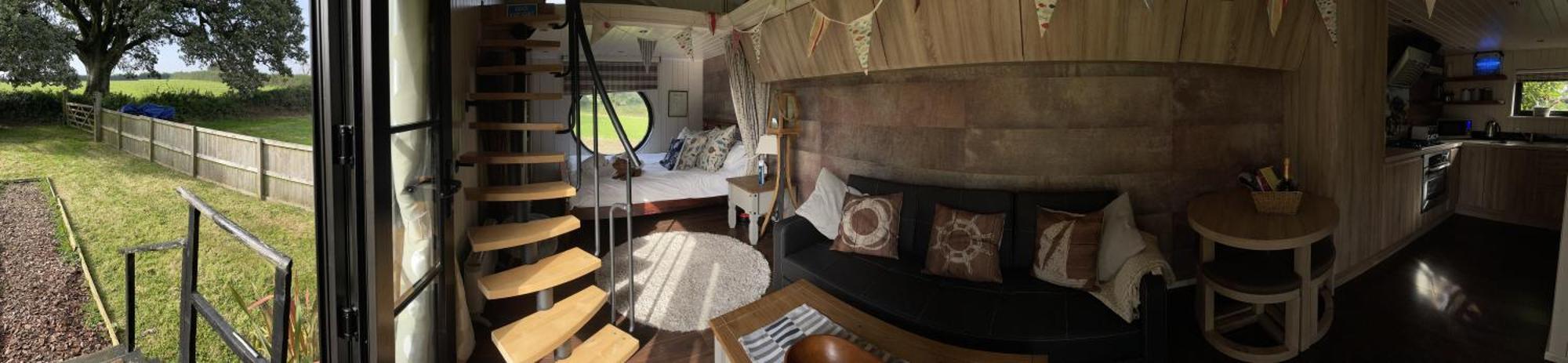 Oak Tree Lodge: Unique 2 Level Shepherd'S Hut: ดาร์ตมัธ ภายนอก รูปภาพ